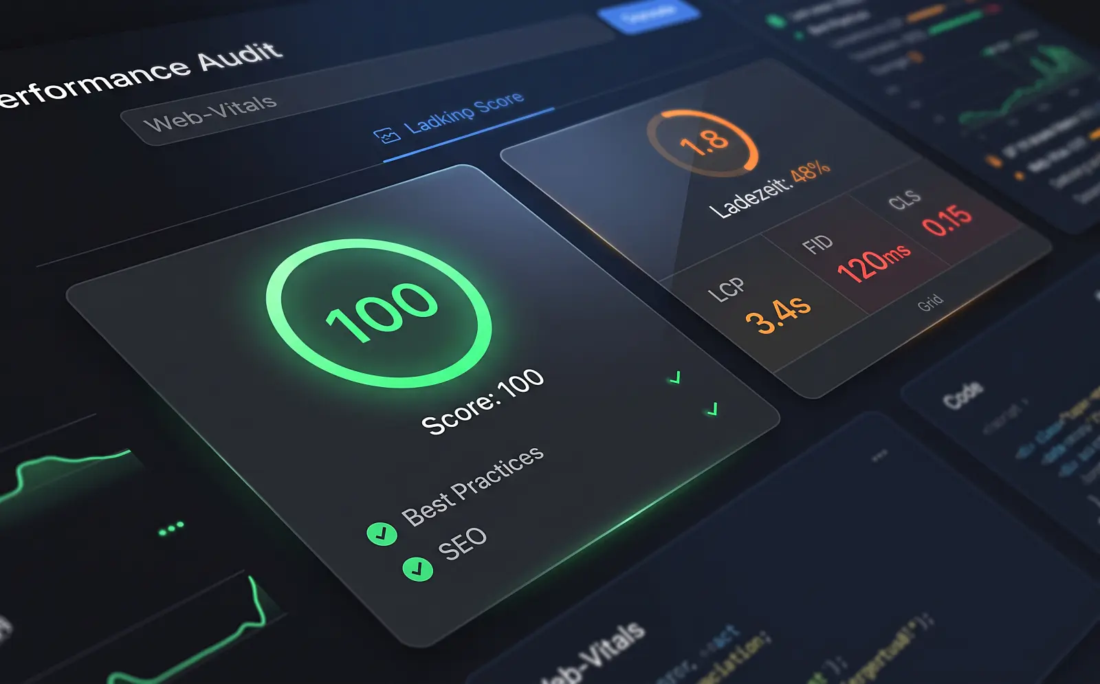 Perfekte Google Core Web Vitals und PageSpeed Optimierung mit der Webagentur infinite