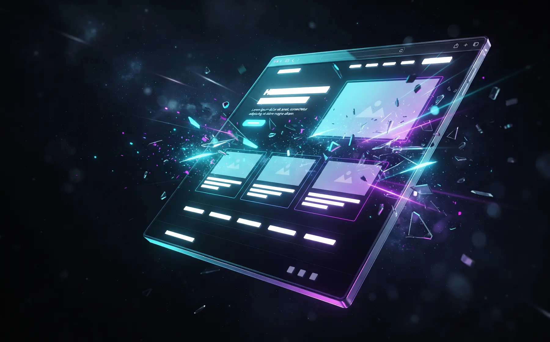 Interaktives Onepager Webdesign mit 3D Elementen und Animationen von der Digitalagentur infinite aus OÖ