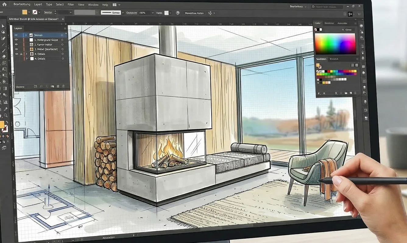 Professionelle digitale Illustration von infinite: Maßgeschneiderte Grafiken und Unikate, die komplexe Botschaften visuell auf den Punkt bringen und Markenidentität stärken.
