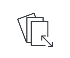 Individuell bedruckte Flyer für Werbebotschaften.