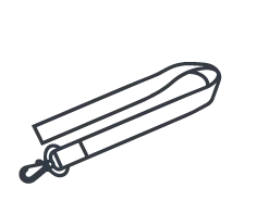 Bedruckte Lanyards und Schlüsselbänder im Corporate Design.