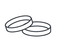 Farbige Silikonarmbänder als beliebte Merchandise-Artikel.