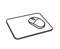 Ergonomische Mousepads für eine dauerhafte Markenpräsenz am Schreibtisch.