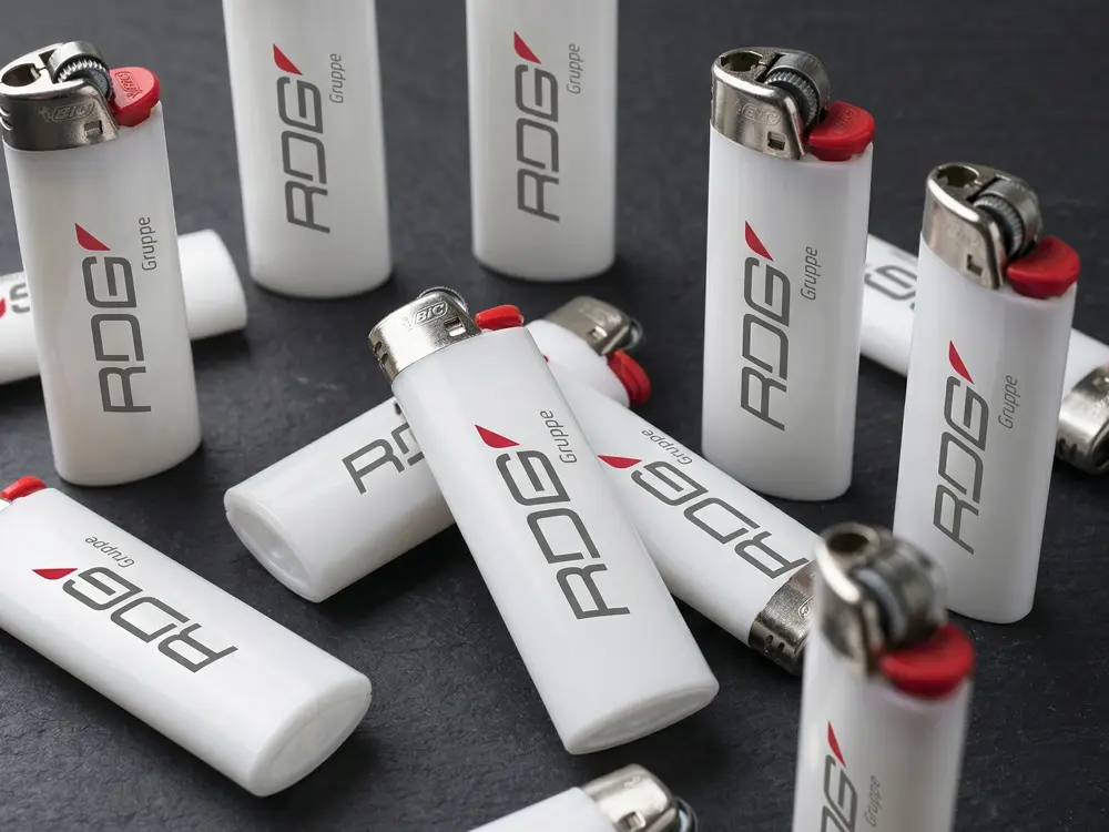 BIC Markenfeuerzeuge, das Premium-Werbegeschenk mit individuellem Werbeaufdruck und bis zu 3.000 Zündungen für maximale Langlebigkeit.