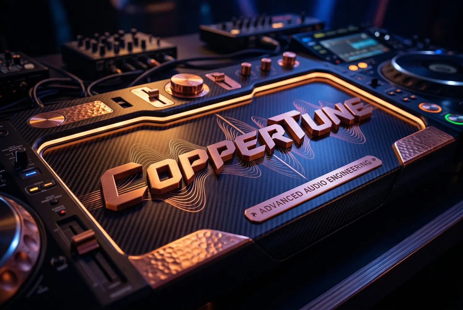 Logodesign und Corporate Design für DJ und Produzent Coppertune: Gestaltung von Fan-Merchandising und Geschäftsdrucksorten durch die Agentur infinite.