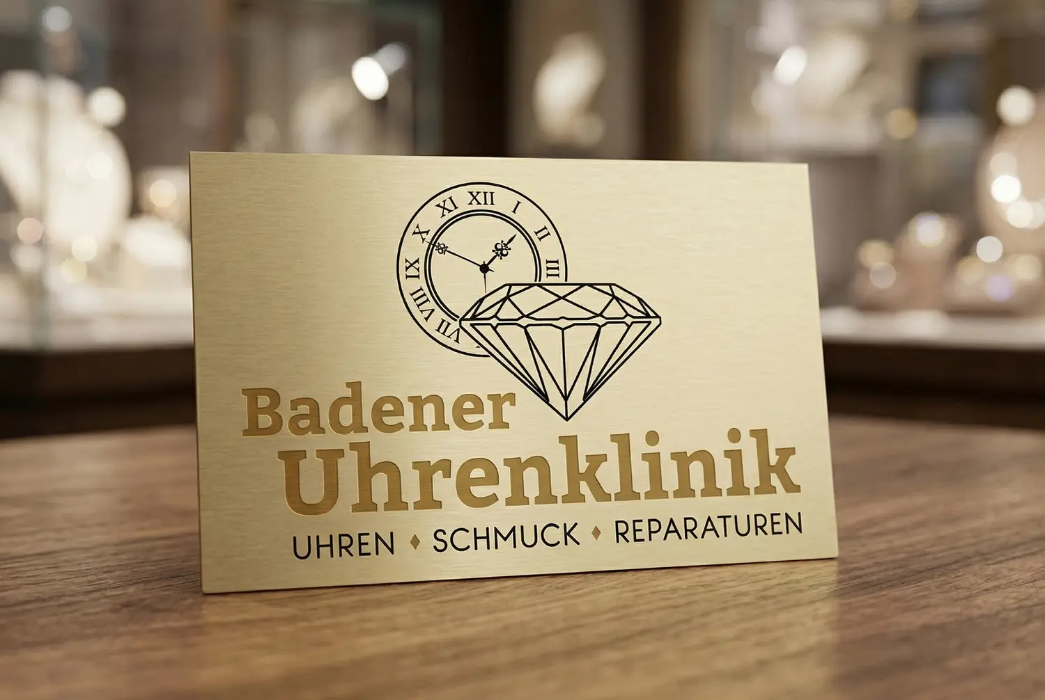 Modernes Logodesign und Rebranding für die Badener Uhrenklinik: Neues Corporate Design für den Fachhändler für Uhren und Schmuck durch die Agentur infinite.