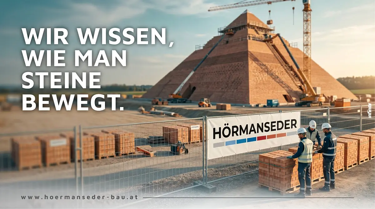 Konzepte für auffällige Plakatwerbung und starke Key-Visual-Kampagne für Hörmanseder Bau